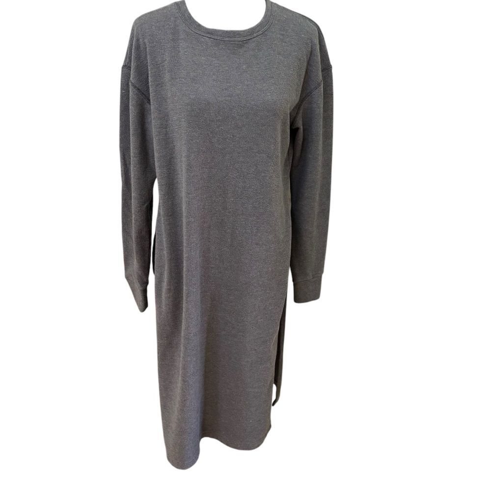 Free People FP beach long sleeve dress with pockets Grey XS